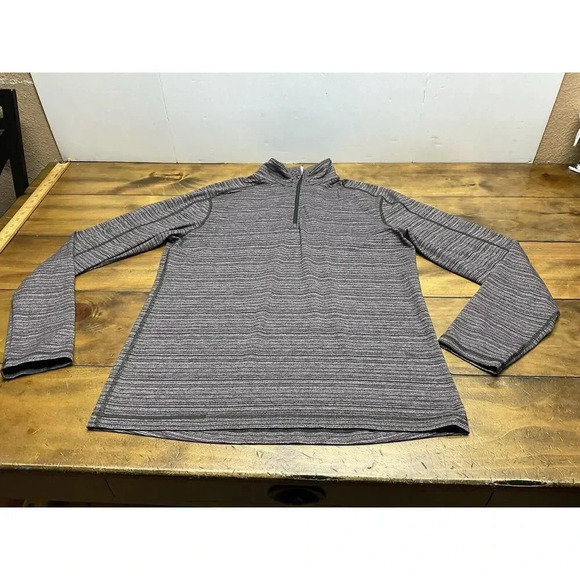 Lululemon Men's Surge Warm Quarter Zip Pullover Performance Purple Heather M - Picture 1 of 8